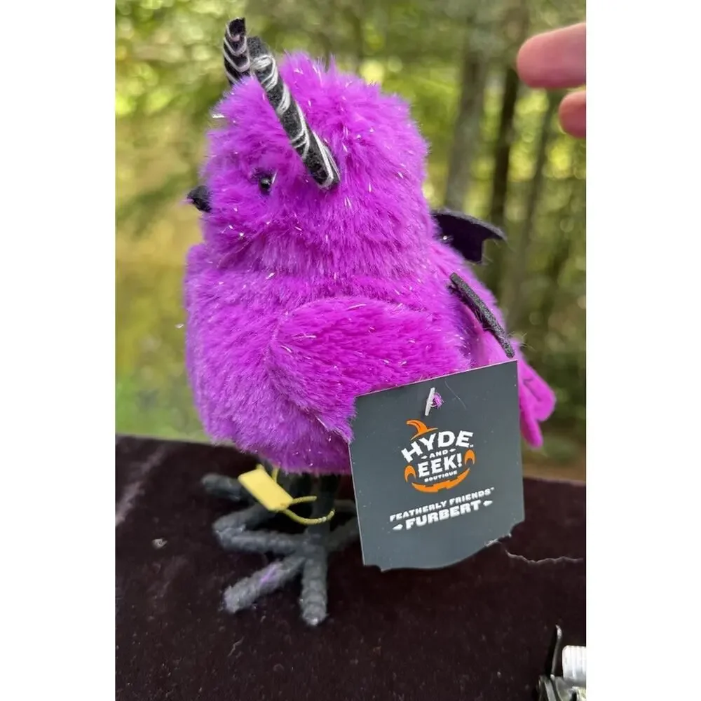 Target Halloween Featherly Friends Bird Hyde & Eek Furbert Purple Monster New!!